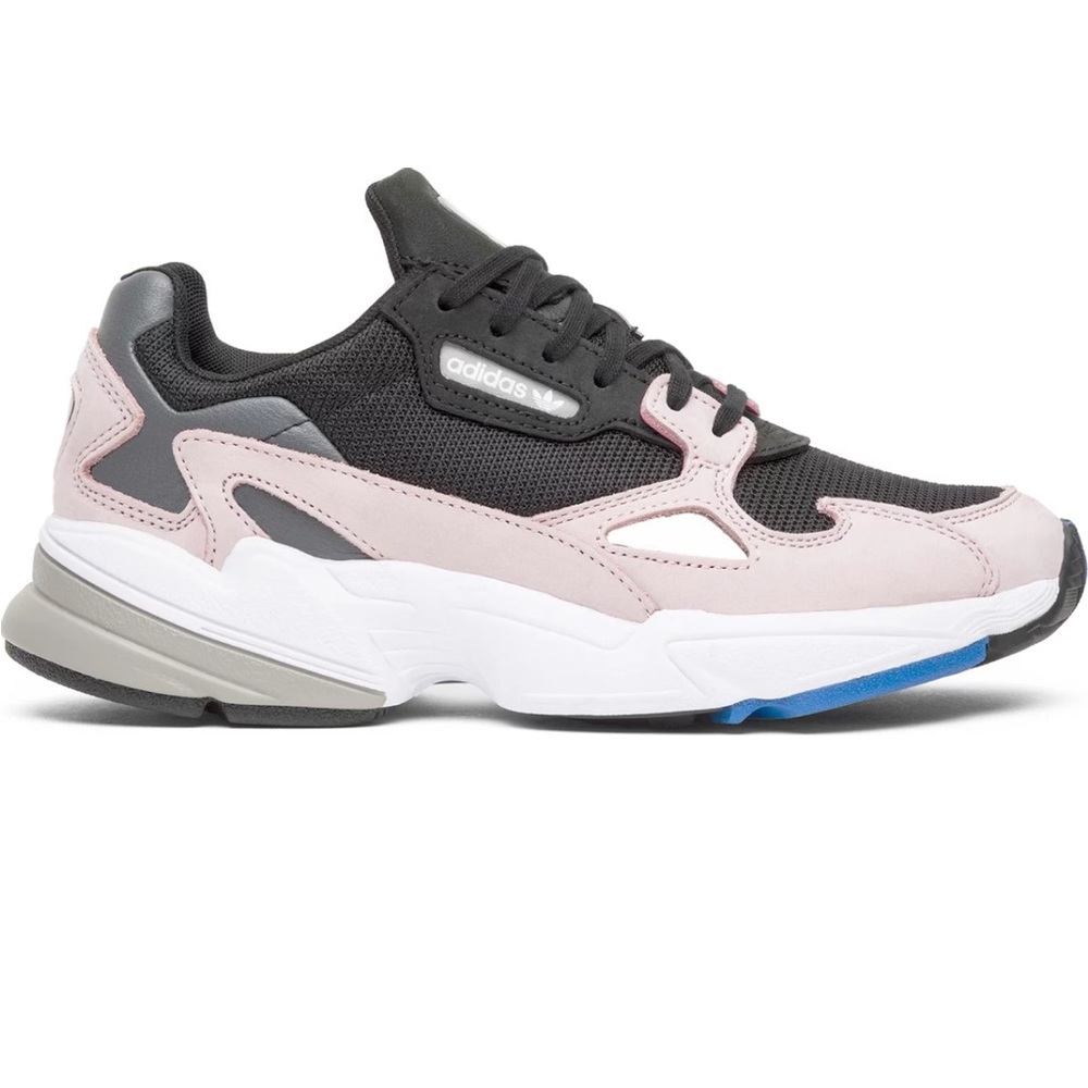 Women’s Adidas Falcon - Black Pink size 8!